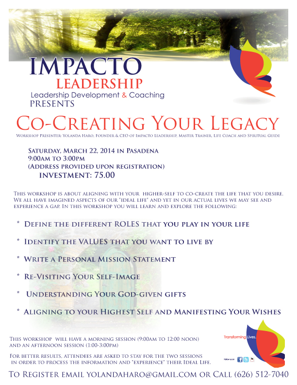 Co-Creating Your Legacy